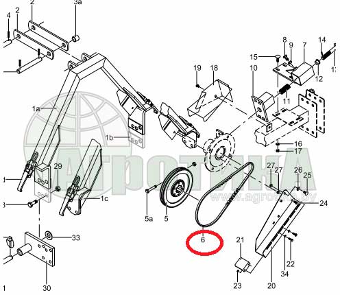 Ремень XPZ-1750 Rabe 9003.34.01