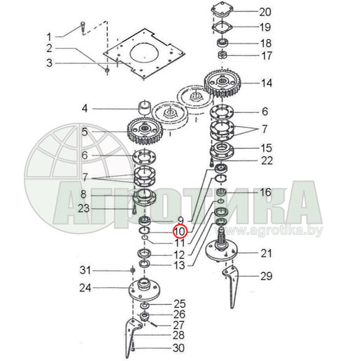 Фиксатор 100х3 DIN472 (кольцо стопорное) Rabe 472D1003