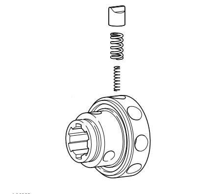 Ремонтный комплект муфты вала 1341951, 1341952 Walterschied