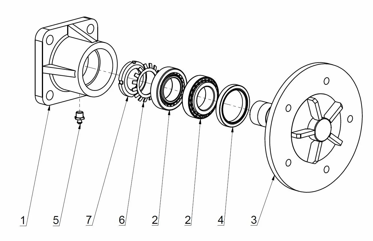 Ступица в сборе SEM32-05-002 Агрисем (Agrisem)